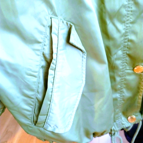 MICHAEL KORS Sage Green Windbreaker Jacket - Picture 8 of 11